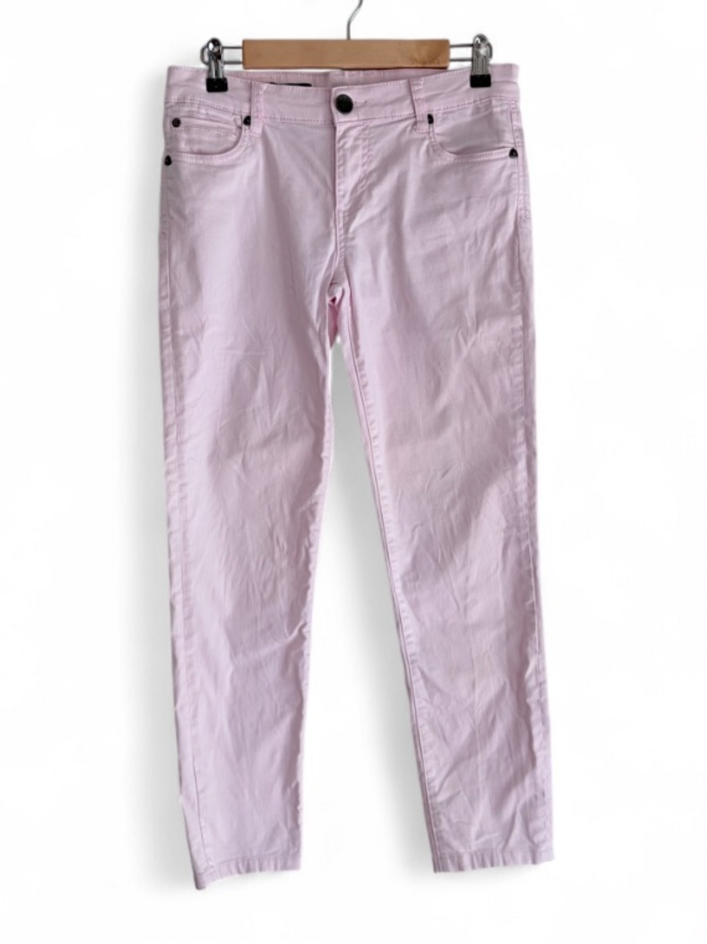 Kut From The Kloth Pastel Pink Diana Skinny Ankle Jeans Size 6